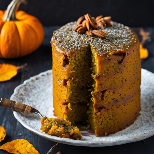 Bolo de Abóbora com Chia para Perder Gordura