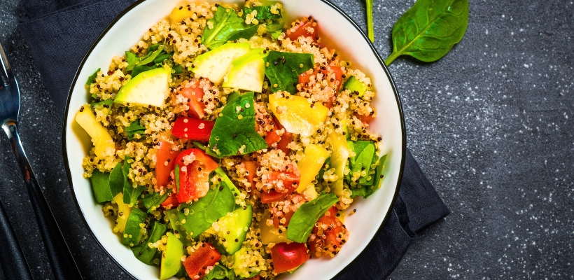 Salada de Quinoa com Legumes