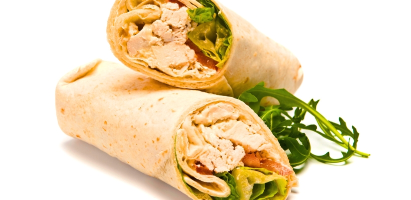 Wrap de Alface com Atum