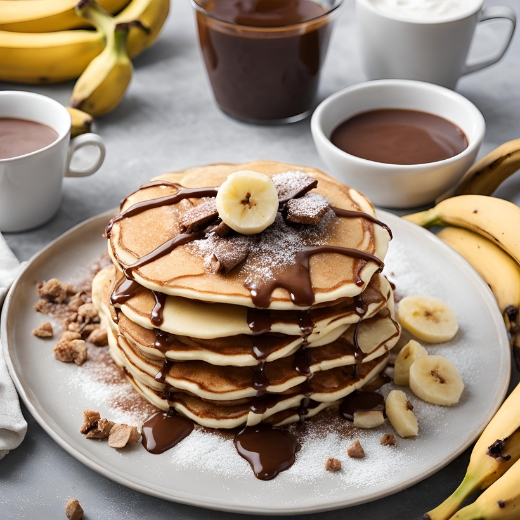 Panqueca de Banana com Cacau para Emagrecer com Sabor