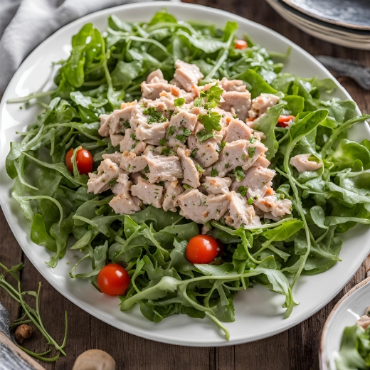 Salada de Atum com Rúcula para Emagrecer Rápido