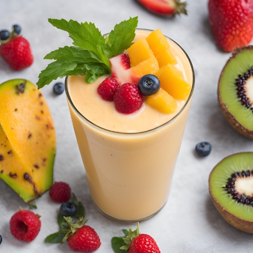 Smoothie de Frutas Tropicais para Acelerar o Metabolismo