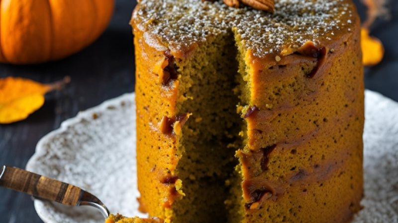 Bolo de Abóbora com Chia para Perder Gordura