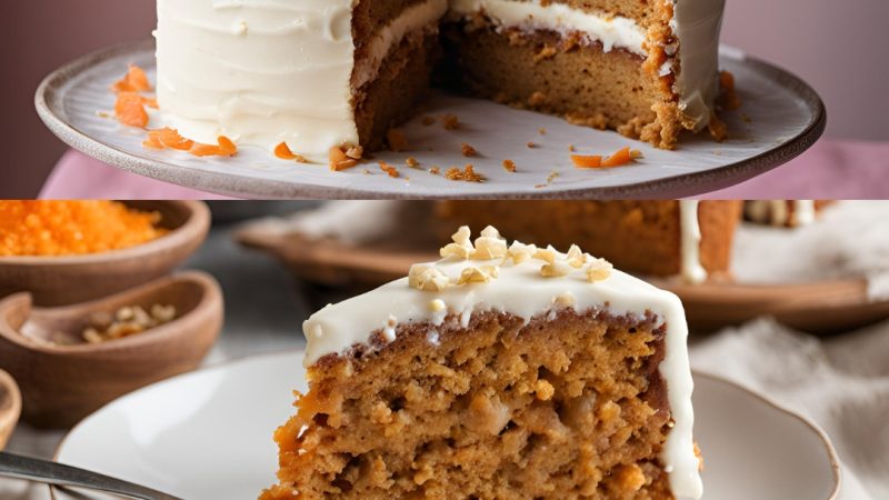 Bolo de Cenoura com Gengibre para Emagrecer Deliciosamente