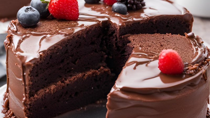 Bolo de Chocolate Saudável para Perder Gordura em 7 Dias