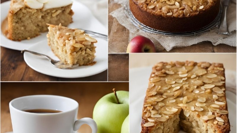 Bolo de Maçã e Aveia para Emagrecer com Sabor