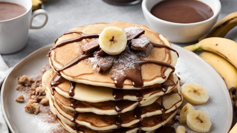 Panqueca de Banana com Cacau para Emagrecer com Sabor