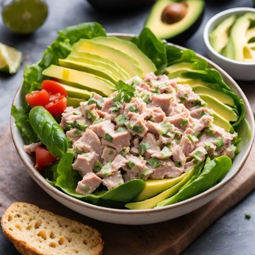 Salada de Atum com Abacate para Emagrecer com Sabor