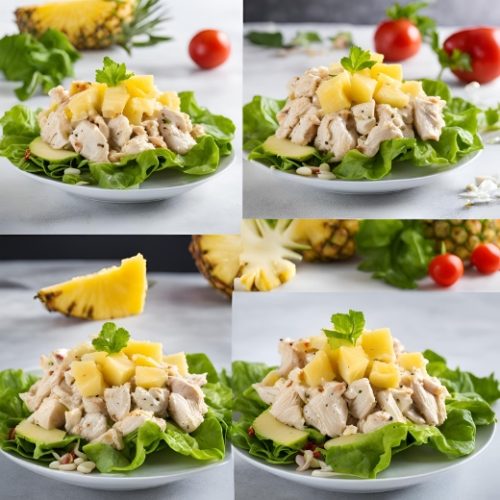 Salada de Frango com Abacaxi para Perder Gordura Rápido