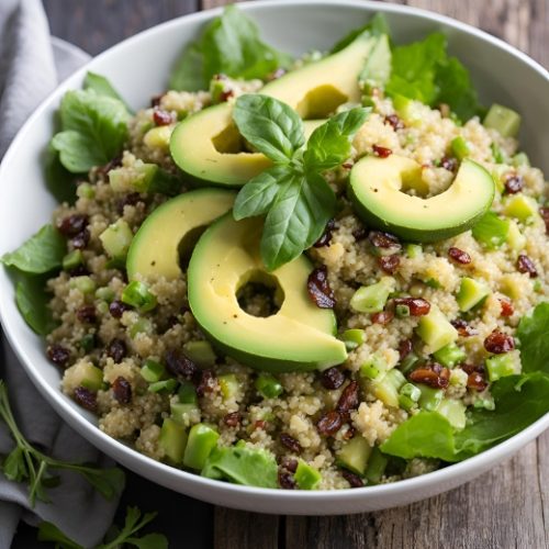 Salada de Quinoa com Abacate para Emagrecer Rápido