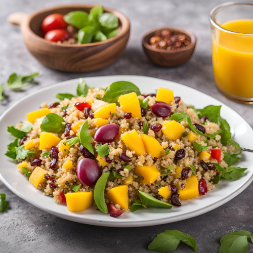 Salada de Quinoa com Manga para Perder Barriga