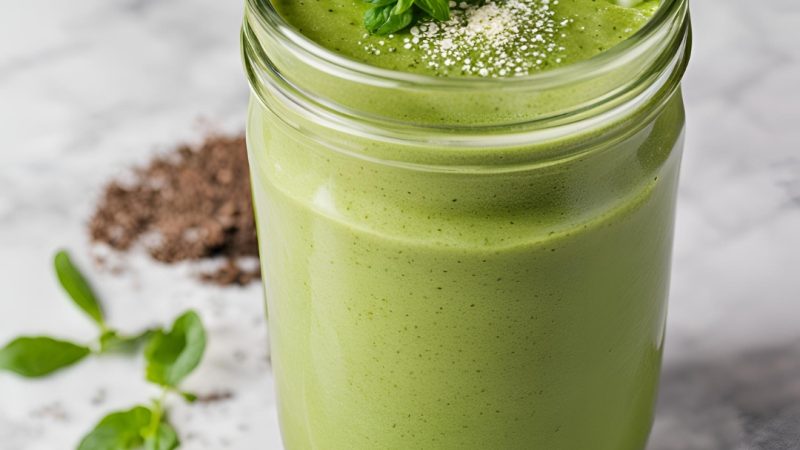 Smoothie Verde para Emagrecimento Rápido