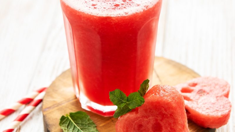 Smoothie de Melancia com Hortelã para Acelerar o Metabolismo