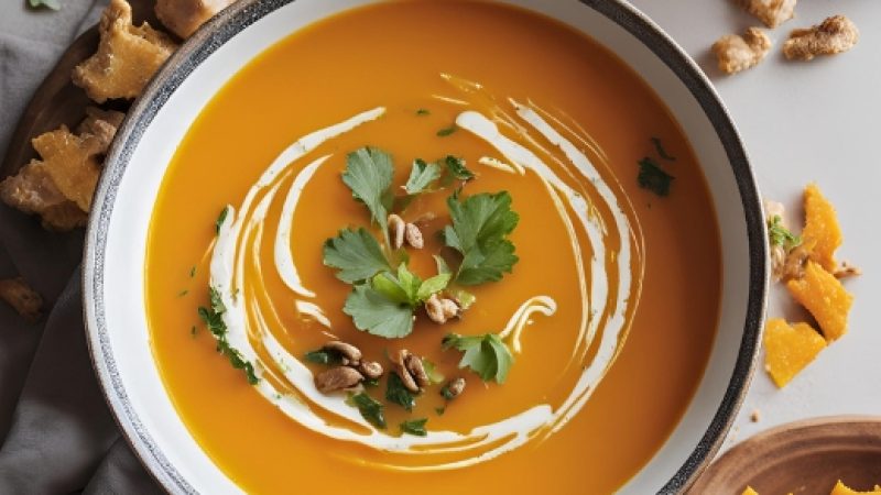 Sopa de Abóbora com Gengibre para Perder Gordura