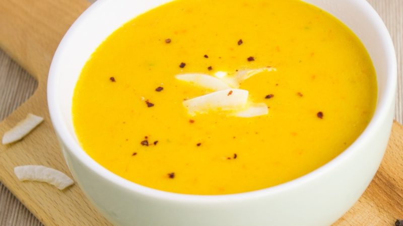 Sopa de Abóbora e Espinafre para Emagrecer Rápido