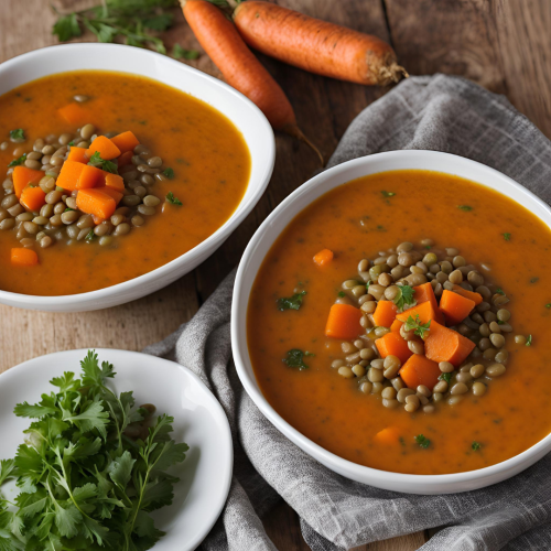 Sopa de Lentilha com Cenoura para Emagrecer Rápido