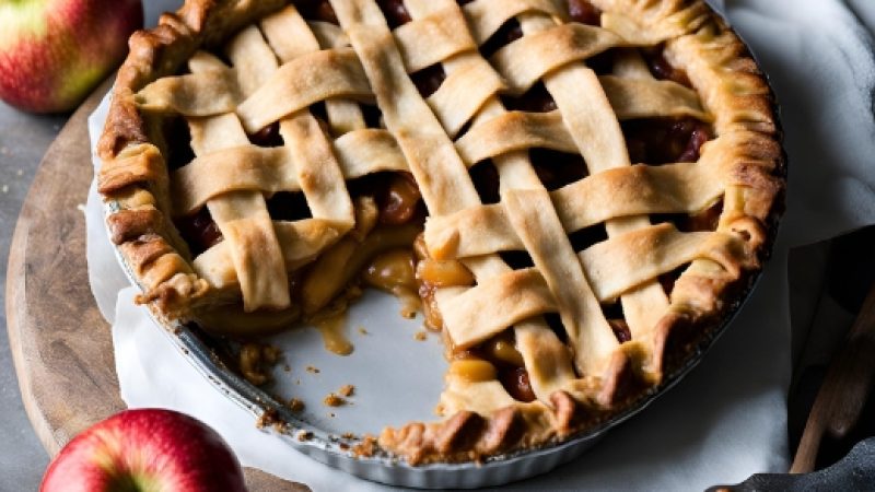 Torta de Maçã Fit para Perder Gordura