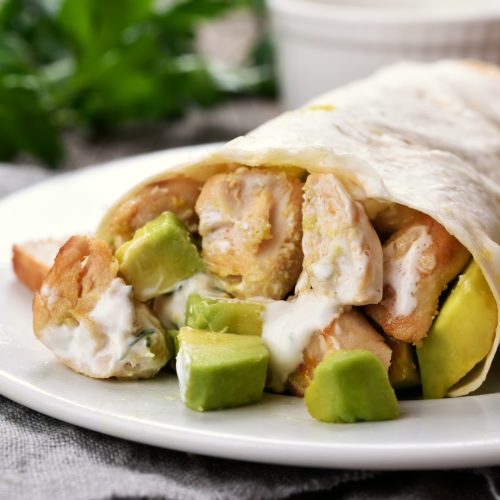 Wrap de Tofu com Abacate para Melhorar a Dieta