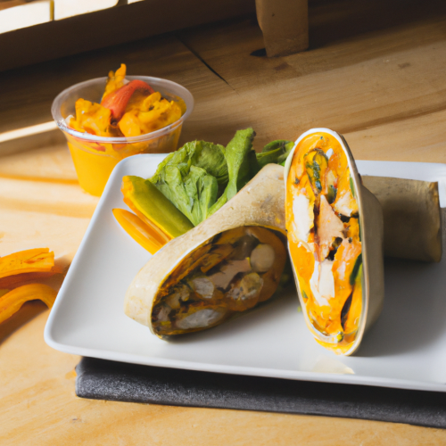 Receita de Wrap de Frango Fit: Alma Fitness