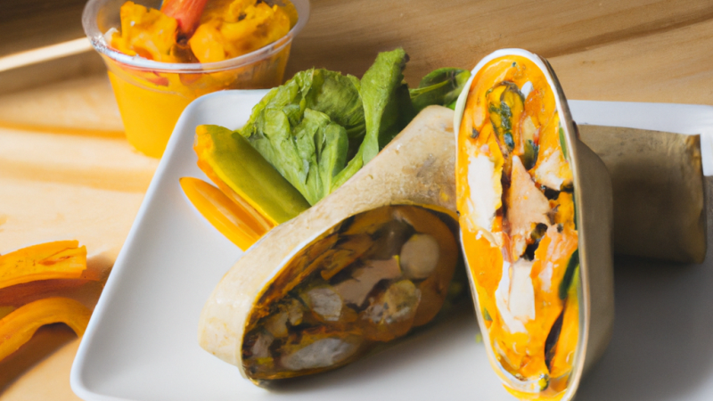 Receita de Wrap de Frango Fit: Alma Fitness