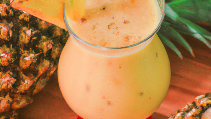 Smoothie de Abacaxi: A Receita Perfeita para Emagrecer