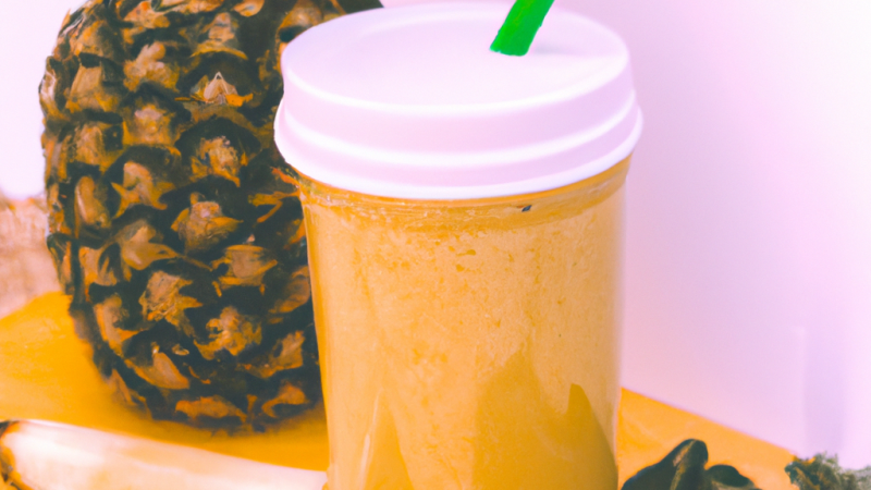 Smoothie Detox de Abacaxi: Receita Para Quem Quer Emagrecer