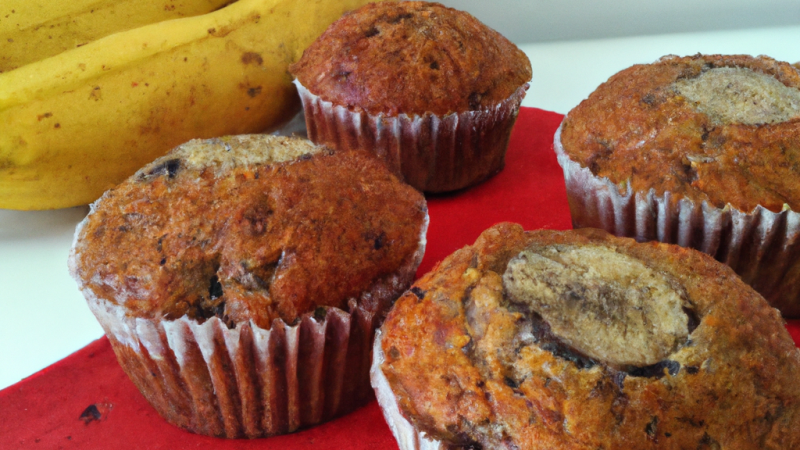 Receita de Muffin de Banana Fitness: Deliciosa opção para o lanche da tarde